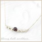 ネックレス 10金 ガーネット ラインネックレス ペンダント k10 ホワイトゴールドk10 10k シンプル 丸玉 誕生日 ライン レディース 人気  クリスマス