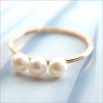 リング レディース 指輪 10金 パール  k10 ピンキーリング 10k ピンクゴールドk10 華奢 レディース 6月誕生石 ファッションリング  クリスマス
