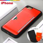 カード収納 背面 TPU レザー iPhone XR iPhone XS iPhone8 Plus iPhone7 スマホケース レビューを書いて追跡なしメール便送料無料可