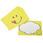  Mini сообщение карта смайлик лицо Mini сообщение карта 8 шт. комплект Smiley Face желтый ANS-26 день рождения герой 