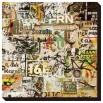 Art Panel インテリア インテリア パネル Binkski Grunge Background with Old Torn Posters キャンバスアート
