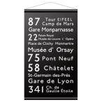 バスロールサイン Tapestry Bus Roll Design タペストリー PARIS パリ インテリア インダストリアル 男前 ブルックリン