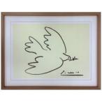 インテリア アート Pablo Picasso Dove of Peace スカンジナビア ART 71×55cm 壁掛け