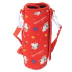 ハローキティ グッズ ペットボトルホルダー サンリオ キャラクター ウエット生地ボトルカバー