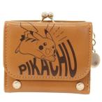 レディース 二つ折り財布 ポケモン がまぐち ショートウォレット ポケットモンスター 型押し ピカチュウ 学生 大人 プレゼント キャラクタークリスマ