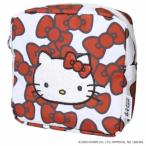  Hello Kitty cosme сумка квадратное сумка HELLO KITTY RIBBON красный Sanrio efe- Be Japan 