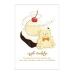  открытка 1 листов ввод ROKKAKU x cafe teddy POSTCARD Futaba кекс товары 