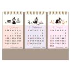 2025Calendar ムーミン 卓上カレンダー2025年 北欧 リトルミイ 3か月卓上カレンダー 書き込み キャラクター インテリア