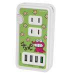 クレヨンしんちゃん グッズ 電源タップ アニメキャラクター USBポート付き ACタップ チョコビクリスマス プレゼント 福袋 男の子 女の子 ギフト