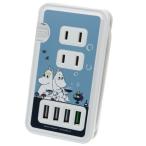 ムーミン 北欧 キャラクター USBポート付き ACタップ 電源タップ ムーミンとスノークのおじょうさん グルマンディーズクリスマス プレゼント 福袋