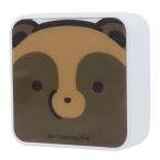 タヌキとキツネ 電源タップ USBポート 2個付き ACアダプタ タヌキ LINEクリエンターズ キャラクター グッズクリスマス プレゼント 福袋 男