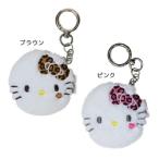  Hello Kitty .... двойной compact зеркало ручное зеркало леопард Brown Sanrio герой товары 