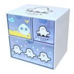 卓上収納 シナぷしゅ キャラチェスト ブルー ケイカンパニー