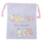  Sanrio герой z сумка мешочек S лиловый Sanrio maru yosi
