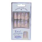  cosme смешанные товары искусственные ногти длинный квадратный тип GRADATIONka Mio Japan нейл-арт накладные ногти 