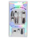  cosme смешанные товары premium искусственные ногти длинный квадратное white lace upka Mio Japan нейл-арт накладные ногти 