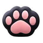 粘着式フック 肉球マスクフック クロ ねこ 三金商事 MEIHO カー用品