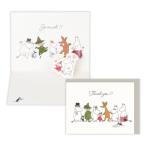  Moomin спасибо цельный карта Северная Европа поздравительная открытка герой солнечный кий so- Match 