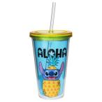 スティッチ ストロータンブラー タンブラー BLUE ディズニー キャラクター