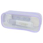 文房具セット クリアペンポーチ文具ギフトセット パープル クーリア プレゼント 筆箱 ペンケース