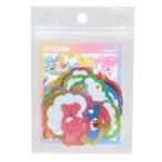 ケアベア フレークステッカーS フレークシール カズン CareBears キャラクター グッズ