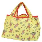 おさるのジョージ 絵本キャラクター エコバッグ コンビニ弁当 マチ広 ショッピングバッグ 80th バナナ スモールプラネットクリスマス プレゼント