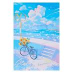  поздравительная открытка siyochiyuuJSP 76-5 1 листов ввод summer открытка велосипед Sanrio жара средний . видеть Mai .