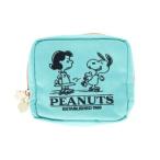  Snoopy квадратное сумка cosme сумка PNVC голубой Peanuts герой товары 