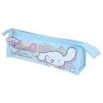 シナモロール チャーム付きフチイロペンポーチ サンリオ ペンケース キャラクター ペタペタステッカーズ