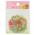 スージーズー グッズ ダイカットシール 絵本キャラクター クリアステッカーセット 3枚入り ベビー