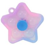ストレス解消 ポコポコスピナー 玩具 星型 パステルクリアー ユニッククリスマス プレゼント 福袋 男の子 女の子 ギフト