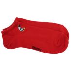  Disney женский носки женский one отметка вышивка лодыжка носки зеленый Minnie Mouse uiks[ почтовая доставка возможно ]