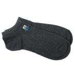  Mini on z женский носки женский one отметка вышивка лодыжка носки универсальный фильм уголь Mini on zuiks[ почтовая доставка возможно ]