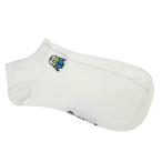  Mini on z женский носки женский one отметка вышивка лодыжка носки универсальный фильм белый Mini on zuiks[ почтовая доставка возможно ]