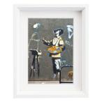 ザ ペインター バンクシー Banksy アートフレーム BK-01602 ユーパワー Sサイズ