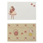  Hello Kitty герой Mini сообщение карта Mini имя карта 8 шт. комплект .. палочки для еды .. яблоко Sanrio 