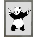 バンクシー Banksy アートフレーム Panda with Guns インテリア 額付き