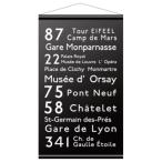 Tapestry Bus Roll Design バスロールサイン タペストリー インテリア PARIS (small size) パリ インダ 爆買