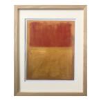 Mark Rothko インテリア インテリアアート 壁掛け 額付き マーク ロスコ Orange and Tan 1954 爆買