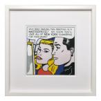 ロイ リキテンスタイン Roy Lichtenstein インテリアアート Masterpiece 1962 壁掛け 額付き インテリア 爆買