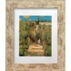 クロード・モネ インテリア 名画 Claude Monet The Monet’s garden at Vetheuil ギフト 額付き