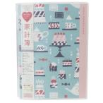 Tomoko Hayashi 家計簿 ハウスキーピング ブック Tea time クローズピン A5 ファスナーポケット付き