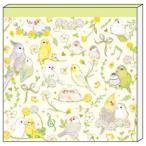 ta.... блокнот для заметок память накладка натуральный bird животное 