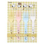 スヌーピー フォーク4Pセット 4個セット フォーク ピクニック ピーナッツ キャラクター