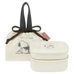 ショッピングスヌーピー スヌーピー ピーナッツ キャラクター ランチグッズセット 巾着付ランチセット バッジ