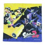 ショッピングスプラトゥーン2 お手拭きはんかち スプラトゥーン 2 ハンカチ イエローvsパープル グッズ 学童用品 プレゼント 男の子 女の子 ギフト バレンタイン