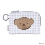 ミッフィー ディックブルーナ 絵本キャラクター 定期入れ コイン&パスケース BRUNA PLAID ブルー