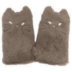  перчатки напёрсток перчатка кошка мех серый ..f линзы Hill 