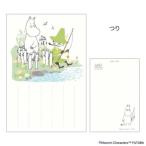 ムーミン POSTCARD 季節のムーミンはがき 1枚入り 春 つり 北欧 爆買