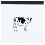  блокнот для заметок Animal Series память накладка квадратное корова животное Green Flash